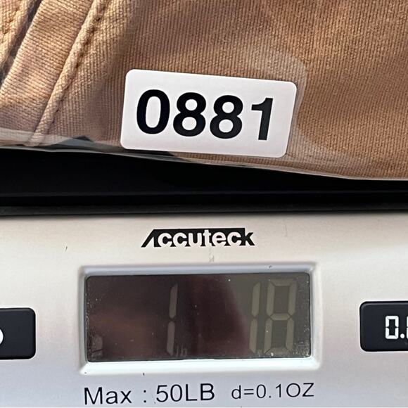 CARHARTT Carpenter Shorts Men’s 42 Relaxed Fit Tan Cotton Canvas 10” - Picture 7 of 7